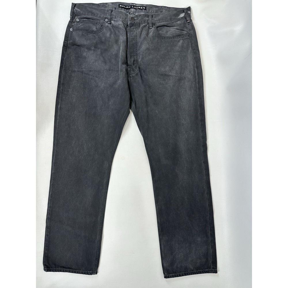 Ralph Lauren Black Lable Jeans Black Wash Denim Jeans NWT Men's Size 40x32 Vtg‎